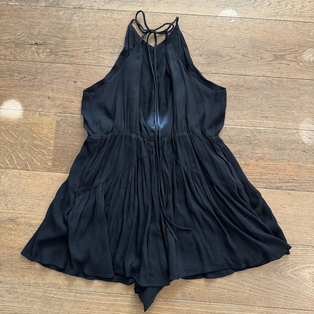 NWOT - Free People Do A Twirl Romper Open-Back  Relaxed Fit, Size Small - Picture 12 of 16